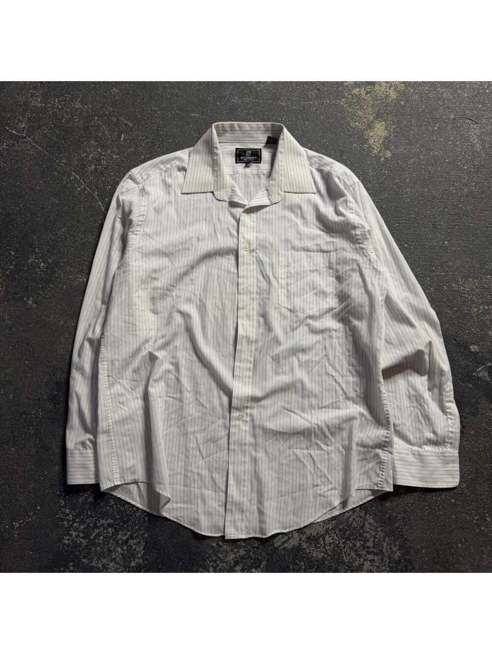 Vintage Givenchy Monsieur pinstripe dress shirt